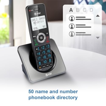 AT&T DECT 6.0 2-Handset Cordless Phone for Home