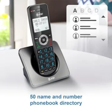 AT&T DECT 6.0 2-Handset Cordless Phone for Home