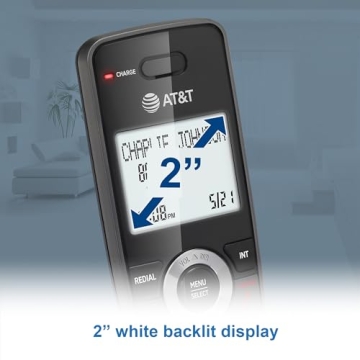 AT&T DECT 6.0 2-Handset Cordless Phone for Home