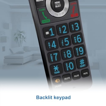 AT&T DECT 6.0 2-Handset Cordless Phone for Home