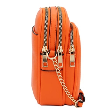 FashionPuzzle Multi Pocket Crossbody Bag for Daily Use