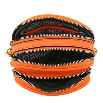 FashionPuzzle Multi Pocket Crossbody Bag for Daily Use