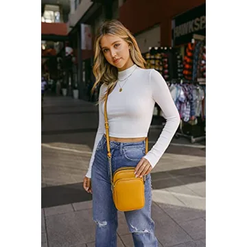 FashionPuzzle Multi Pocket Crossbody Bag for Daily Use