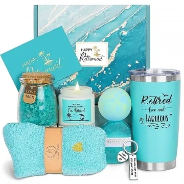 Funny Retirement Spa Gift Basket for Women - 8 Piece Set 2024