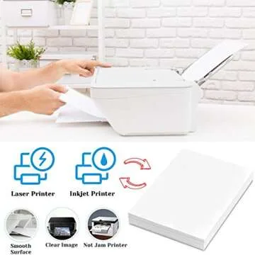 Vellum Paper, Cridoz 115GSM Transparent Vellum Paper 8.5 x 11 Translucent Clear Printer Paper for Printing Invitation Cards Tracing