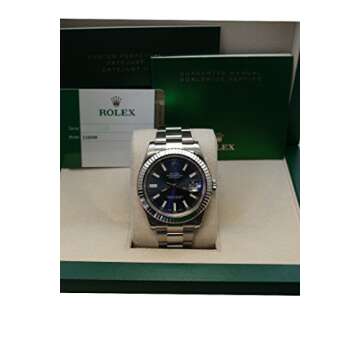 Rolex Datejust Ii 41mm Steel Blue Dial Men's Watch 116334