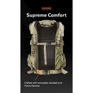 Mystery Ranch 2 Day Backpack - Tactical Daypack Molle Hiking Packs, Forest, L/XL