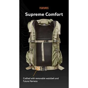 Mystery Ranch 2 Day Backpack - Tactical Daypack Molle Hiking Packs, Forest, L/XL