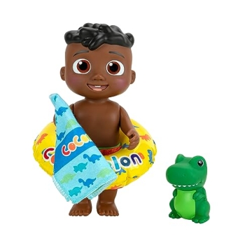 CoComelon - Splish Splash Cody Doll with Dino Bath Squirter and Water Accessories - Water Play - Toy...