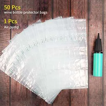 Kyrieval Wine Travel Bags | Inflatable Protectors 50 Pack