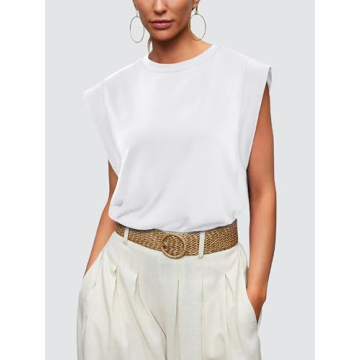 Trendy Cap Sleeve T Shirts for Women - WIHOLL 2024