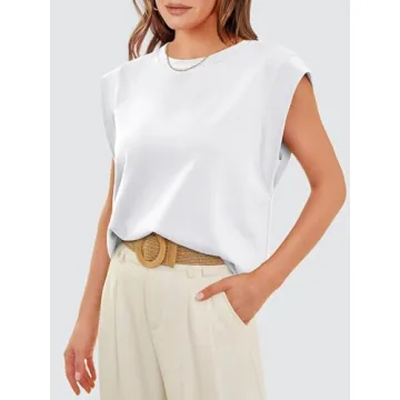 Trendy Cap Sleeve T Shirts for Women - WIHOLL 2024