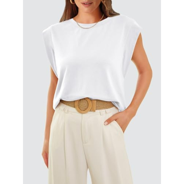 Trendy Cap Sleeve T Shirts for Women - WIHOLL 2024