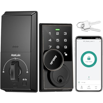 AppLoki Smart Lock - Keyless Entry with Voice Control, Auto-Lock & More