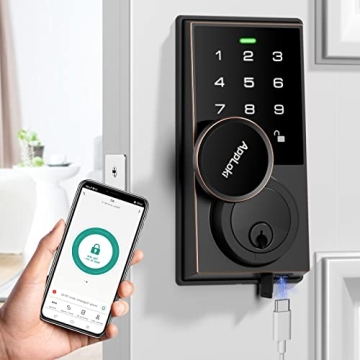 AppLoki Smart Lock with Bluetooth and Alexa Control