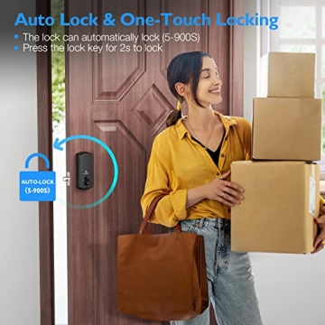 AppLoki Smart Lock with Bluetooth and Alexa Control