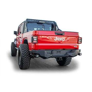 DV8 Offroad Jeep Gladiator JT Rear Bumper - High Clearance