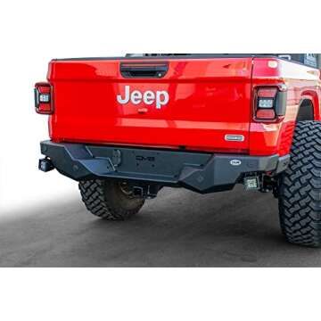 DV8 Offroad Jeep Gladiator JT Rear Bumper - High Clearance