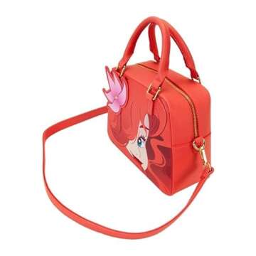Loungefly Disney The Little Mermaid 35th Anniversary Ariel Bag Crossbody Bags Standard