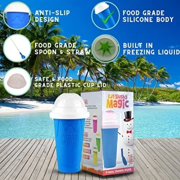 EJ1 Silicone Slushie Maker Cup for Instant Fun