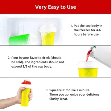 EJ1 Silicone Slushie Maker Cup for Instant Fun