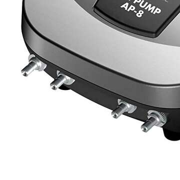 Danner Manufacturing, Inc., Supreme Oxy-Flo AP- 8, Low Volume Air Pump for Aquariums, 06408