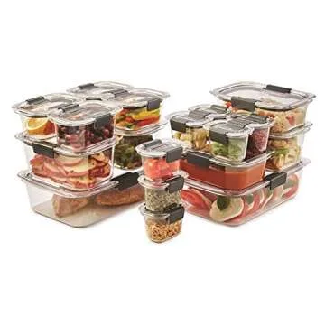 Rubbermaid Storage container set, Clear