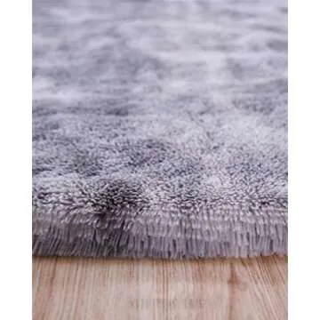 Rainlin Shaggy 6.6x10 Area Rug - Soft, Cozy Home Essential