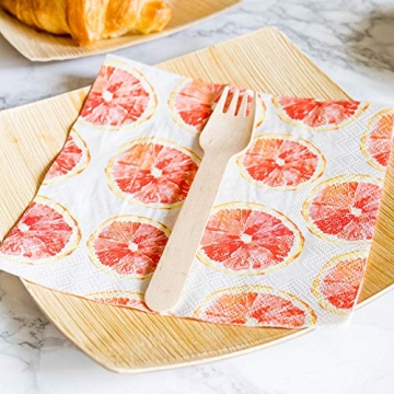 Stylish Grapefruit Paper Luncheon Napkins for Events & Parties