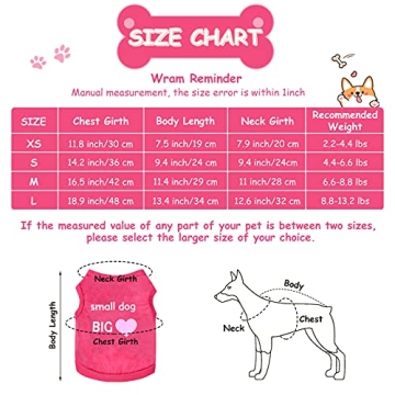 Stylish 6-Pack Dog Shirts for Small Pets in Cute Patterns