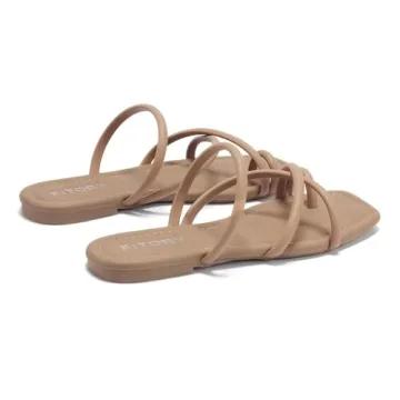 FITORY Women's Comfortable Slide Sandals for Summer