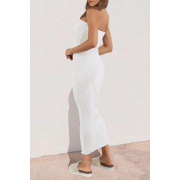 PRETTYGARDEN Women's Summer Sleeveless Bodycon Maxi Dresses