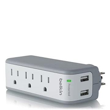 Belkin Surge Protector with USB Ports for Safe Charging