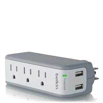 Belkin Surge Protector with USB Ports for Safe Charging