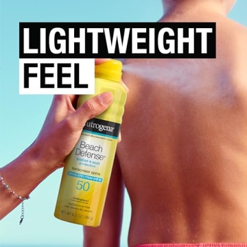 Neutrogena Beach Defense Spray SPF 50, Fast Drying Sun Protection