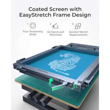 xTool Screen Printer Kit for T-Shirts and Art Projects