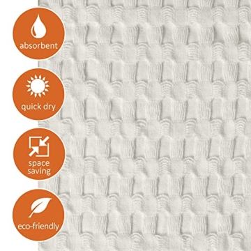 GILDEN TREE Waffle Hand Towels Quick Drying Lint Free