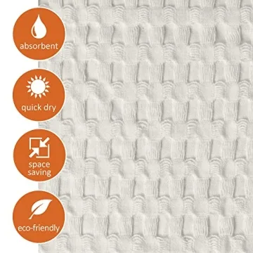 GILDEN TREE Waffle Hand Towels Quick Drying Lint Free