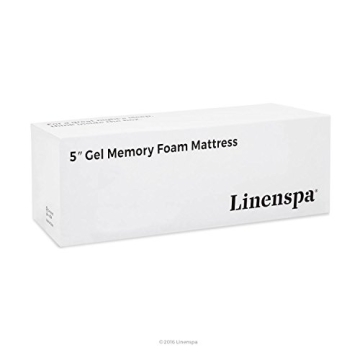 Linenspa 5 Inch Gel Memory Foam Mattress for Comfort
