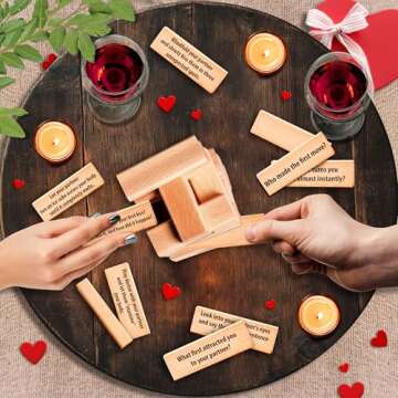 LOVEVIBE Stacking Block Game for Couples Fun Date Nights