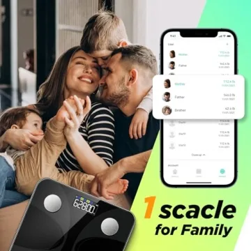 RunSTAR Digital Smart Scale Body Fat Weight Analyzer