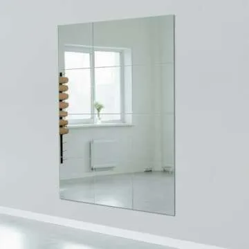 Ruomeng Home Gym Mirrors - 12 Inch Frameless Tile Set