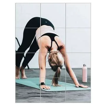 Ruomeng Home Gym Mirrors - 12 Inch Frameless Tile Set