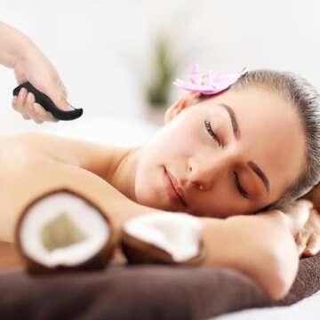 Nuanchu 2 Pcs Thumb Saver Massage Tool Manual Massage Tool Deep Tissue Massage Tool for Gentle Point Massage Stress Relief(Black)