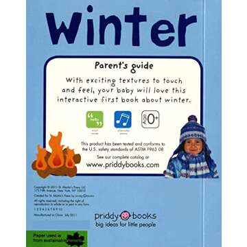 Bright Baby Touch and Feel Winter - Interactive Board Book