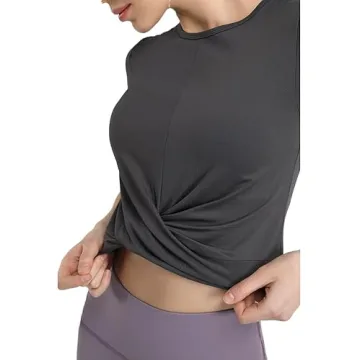 Stylish Women Gym Crop Top Sports Tee for Active Lifestyle
