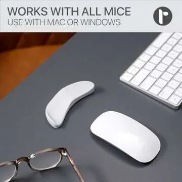 Glider V3 2025 - The Original Ergonomic Gliding Palm Rest, Sliding Wrist Pad That Moves with Your Mouse, Physician Designed for Carpal Tunnel Syndrome, Lightweight Wrist Rest (Gray)