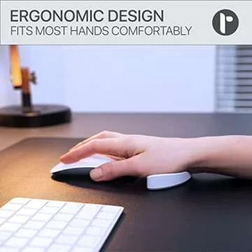 Glider V3 2025 - The Original Ergonomic Gliding Palm Rest, Sliding Wrist Pad That Moves with Your Mouse, Physician Designed for Carpal Tunnel Syndrome, Lightweight Wrist Rest (Gray)