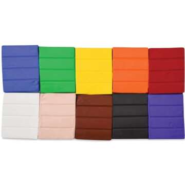 Sculpey III 10 Classic Colors of Polymer Oven-Bake Clay, Non Toxic 1.25 lbs., great for modeling, sc...