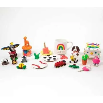 Sculpey III 10 Classic Colors of Polymer Oven-Bake Clay, Non Toxic 1.25 lbs., great for modeling, sculpting, holiday, DIY & school projects. Great for Kids, beginners and artists!